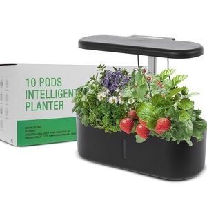 NWT Smart Planter, 10 Pods, Automatic Watering, Adjustable LED Lighting